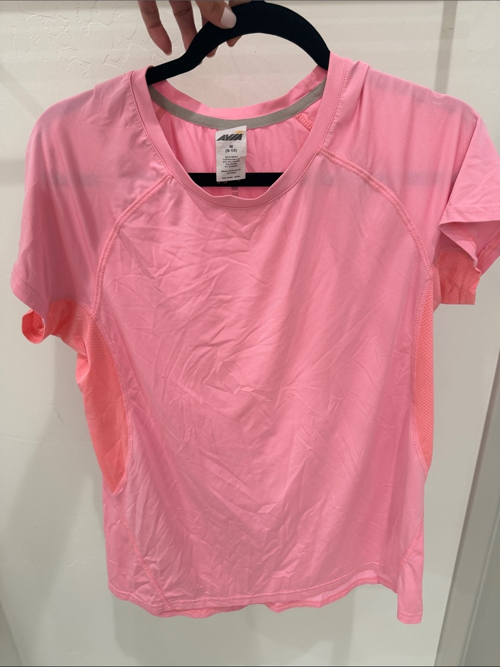 Avia Pink Short Sleeve Athletic Tee